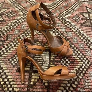 Ralph Lauren Purple Label Platform Peep Toe Pumps